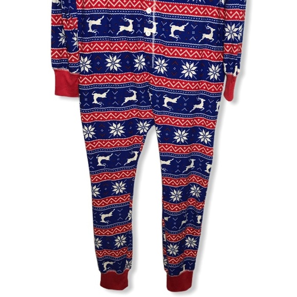 URBAN HERITAGE Reindeer Snowflakes Onesie Pyjamas - Picture 6 of 9